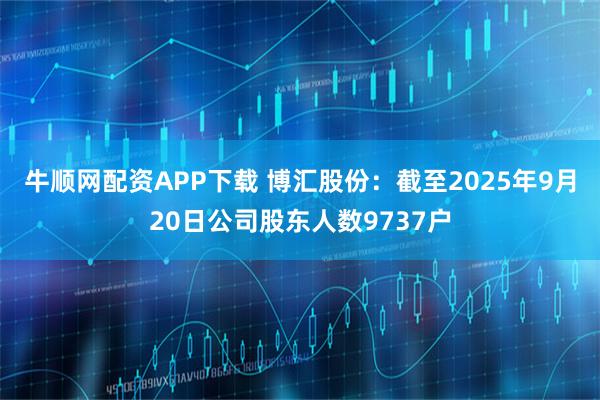 牛顺网配资APP下载 博汇股份：截至2025年9月20日公司股东人数9737户