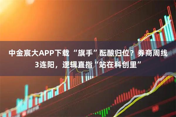 中金宸大APP下载 “旗手”酝酿归位？券商周线3连阳，逻辑直指“站在科创里”