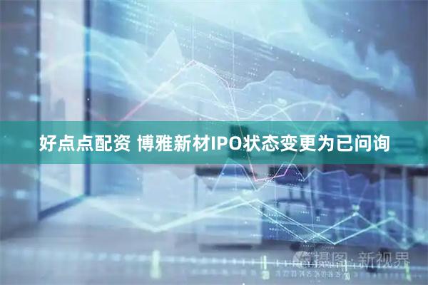 好点点配资 博雅新材IPO状态变更为已问询